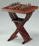 Шахматный стол с фигурами "Древний Рим"