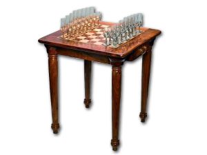 Стол шахматный с фигурами "Крестоносцы"